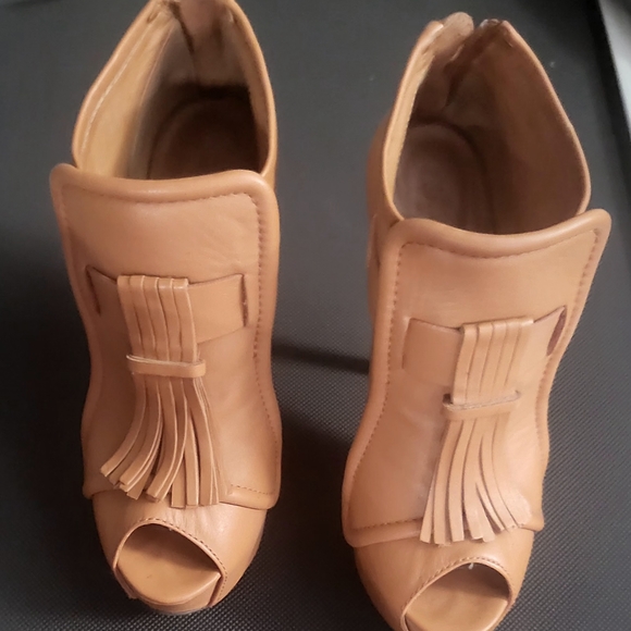 L.A.M.B. Tan Nathan Tassle Bootie - Picture 2 of 9